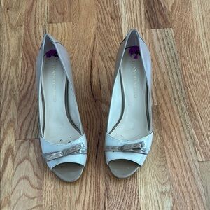 Franco Sarto Cream Shoes